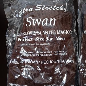 Extra Stretchy Swan Magic Gloves / Guantes Magicos